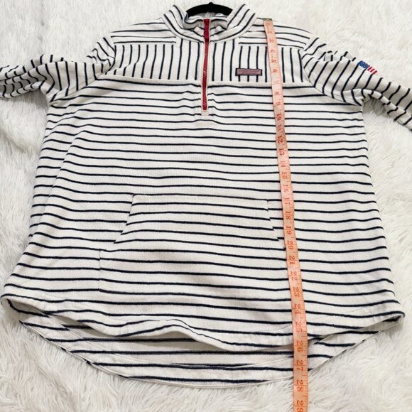 Women Vineyard Vines Regatta Americana Shep Shirt in Blue White Size Large - Picture 9 of 11